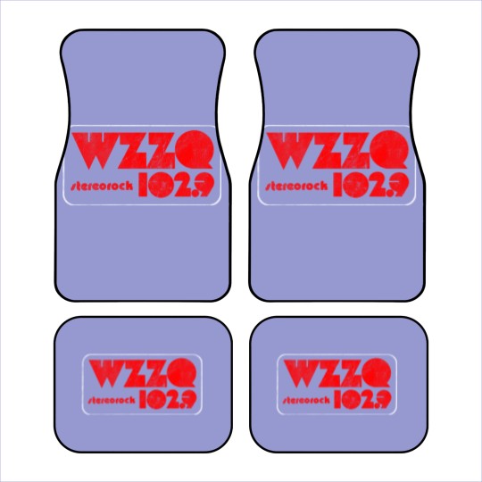 Discover WZZQ Stereorock Jackson, Mississippi / Defunct 80s Radio Station Logo - Radio Station - Car Mats