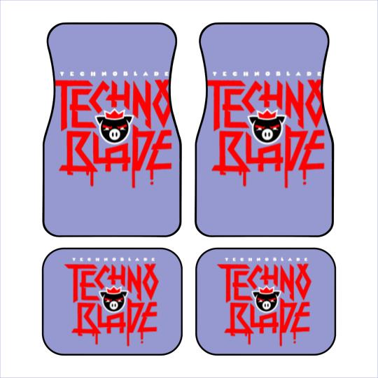 Discover Technoblade Pig Car Mats, RIP Technoblade Car Mats, Technoblade Never Dies Car Mats