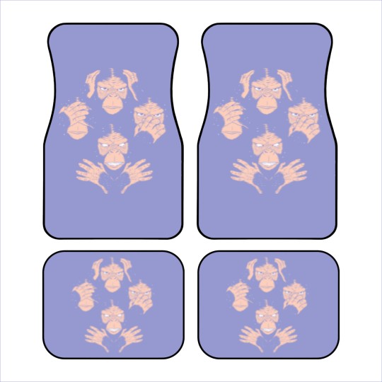 Discover Monkey Cover Face Awesome Gorilla Queen Band Car Mats