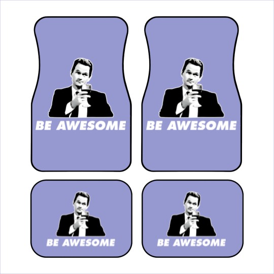 Discover Be Awesome Barney Stinson How I Met Your Mother - How I Met Your Mother - Car Mats