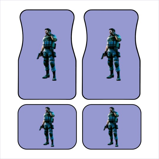 Discover Chris Redfield Residence Evil Biohazard 5 Gold Premium Unisex Car Mats
