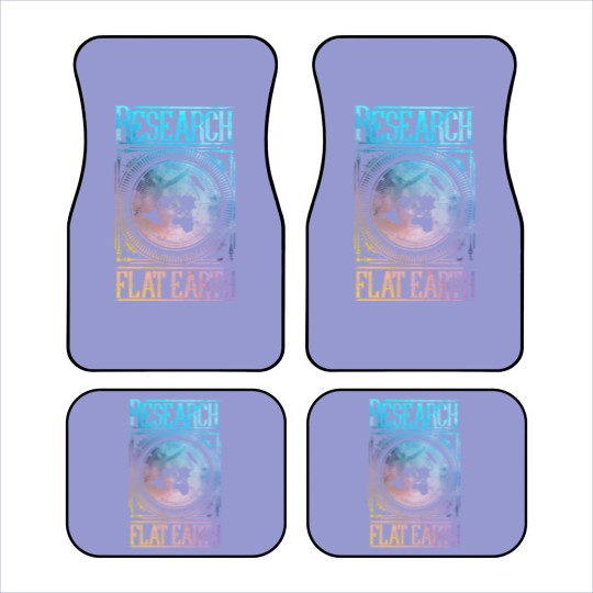 Discover Research Flat Earth #FlatEarth Car Mats