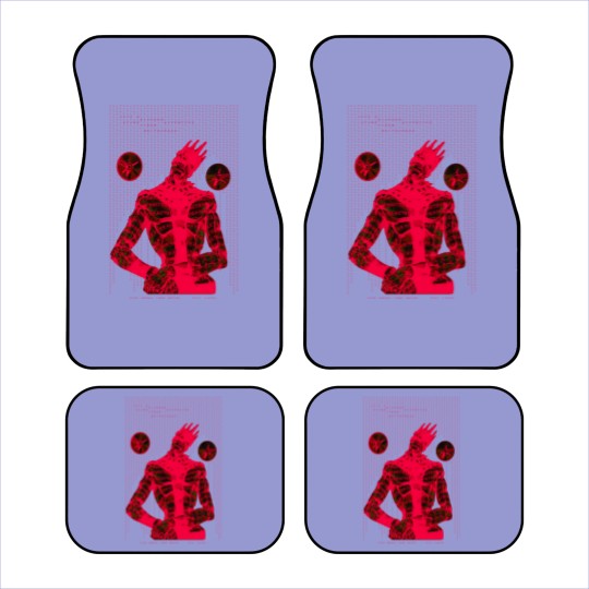 Discover Whitesnake Matrix Design (Red Variant) - Jojo's Bizarre Adventure: Stone Ocean - Stone Ocean - Car Mats