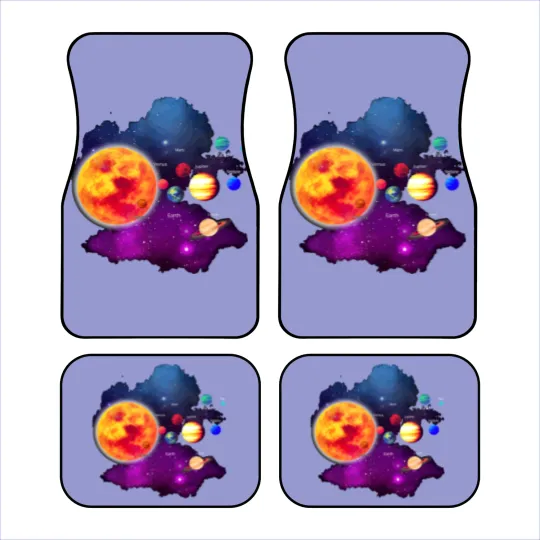 Discover Solar System Planets For Astronomy And Space Geeks Car Mats