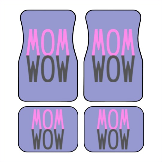 Discover Mom Wow Kids Super Power Mothers Day Gift Car Mats