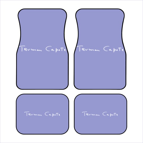 Discover Truman Capote Signature Car Mats