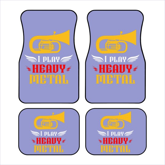 Discover I Play Heavy Metal Tuba Player Wind Instruments Car Mats