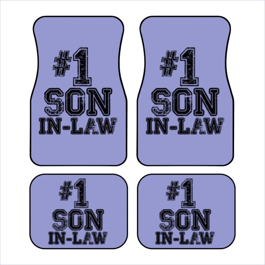 Discover 1 Son In Law Number One Sports Gift Car Mats