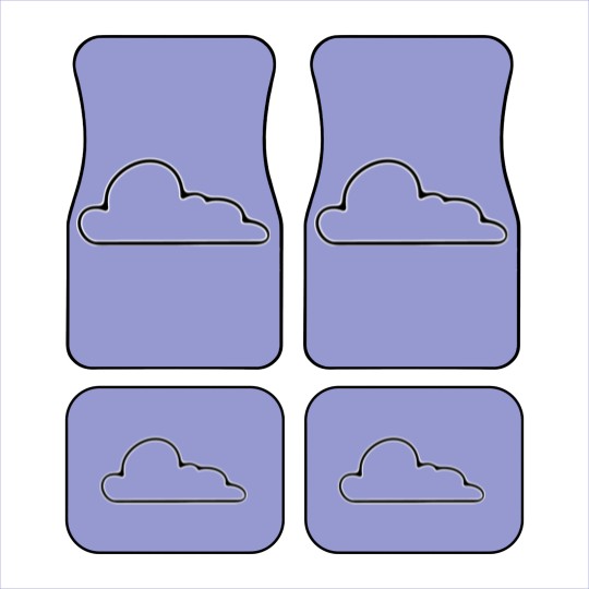 Discover Black Cloud - Cloud - Car Mats