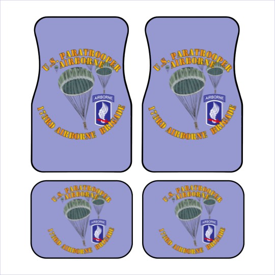 Discover Army - US Paratrooper - 173rd Airborne Bde wo Shadow - Military - Car Mats