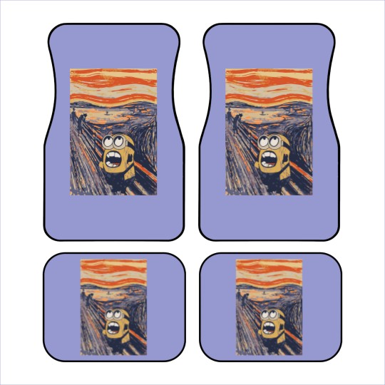 Discover the screaming minion edvard munch - Minions Parody - Car Mats