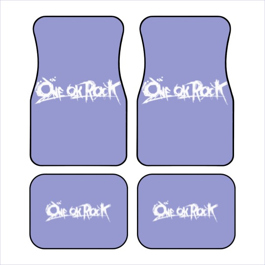 Discover ONE OK ROCK BANNER (White) Car Mats