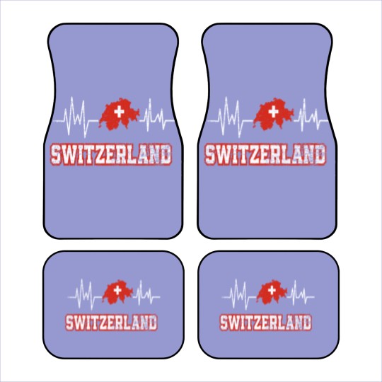 Discover Switzerland Heartbeat Car Mats