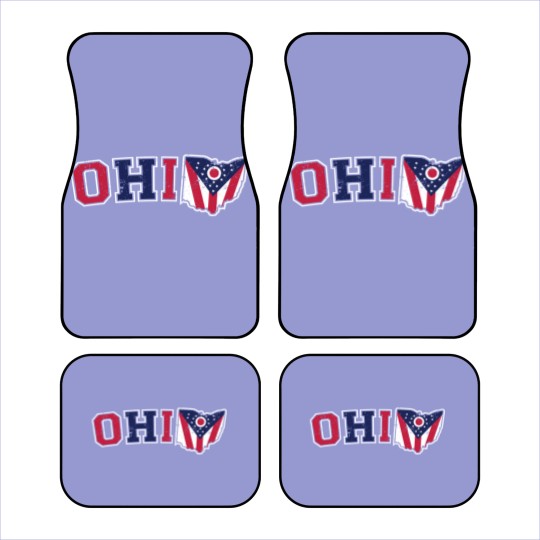 Discover Vintage State of Ohio Ohioan Grunge - State Of Ohio - Car Mats