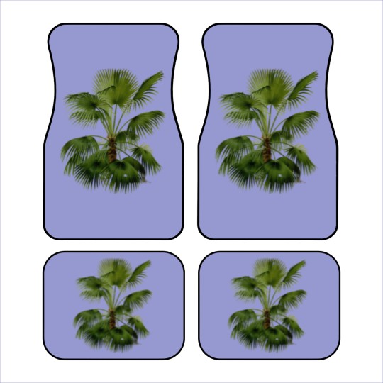 Discover Palm Tree Botanical Illustration Car Mats