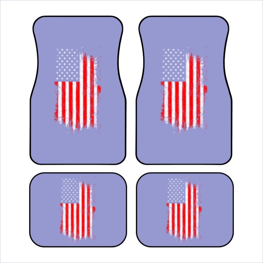 Discover American flag Car Mats