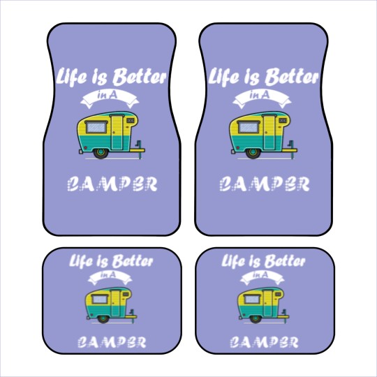 Discover Happy Life in Camper - camping Car Mats