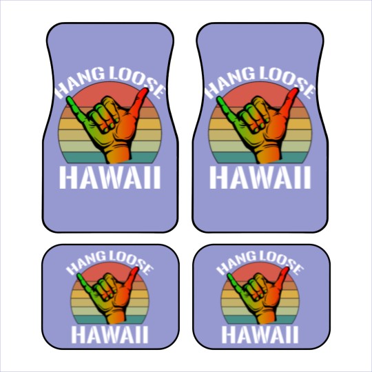 Discover Shaka Rasta Aloha Vintage Hang Loose hawaii gifts Car Mats