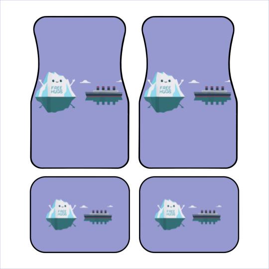 Discover Retro Funny Titanic Cruise Ship Iceberg 1912 Cruis Car Mats