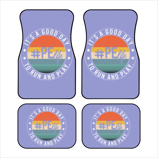 Discover Physical Education Teacher Car Mats, Good Day To Run Car Mats