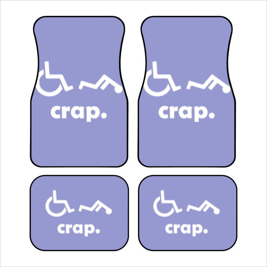 Discover Crap Handicap Car Mats