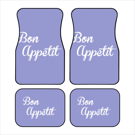 Discover BON APPETIT Car Mats