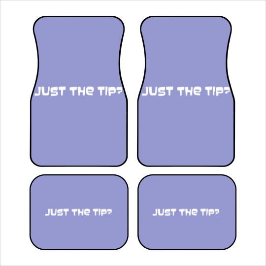 Discover Just the Tip Funny logo Car Mats
