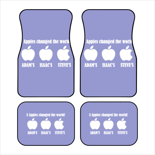 Discover 3 Apples Changed The World - Tribute Car Mats
