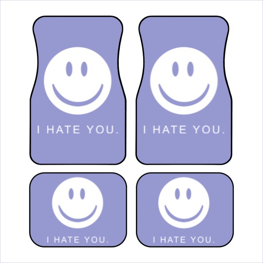 Discover I Hate You Face Gamer Hip-hop Juggalo Car Mats