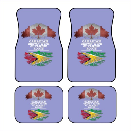 Discover Canadian Grown With Guyanese Roots - Gift for Guyanese With Roots From Guyana - Guyanese - Car Mats