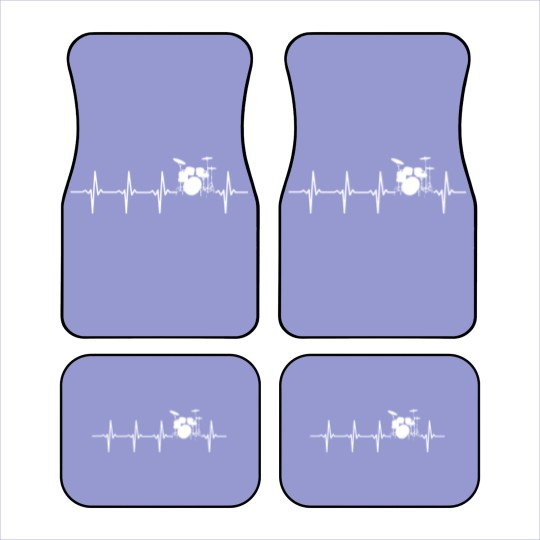 Discover Drummer Heartbeat Gift For Drummers & Percussionists - Drummer - Car Mats
