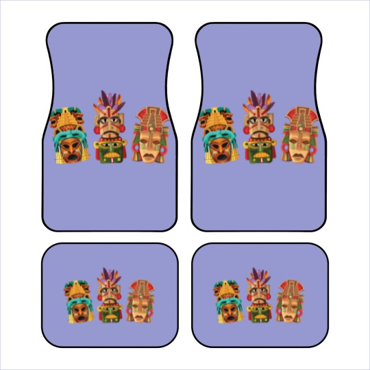 Discover Aztec Mask Inca Culture Maya Civilization Gift Car Mats