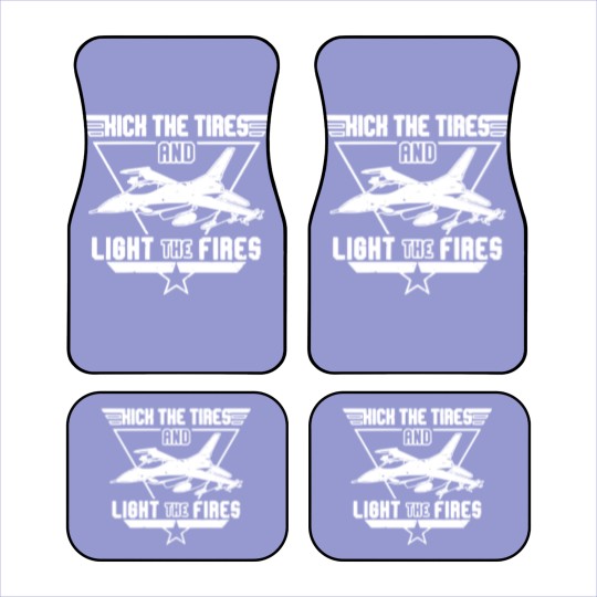Discover Kick the Tires and Light the Fires Fighter Jet Car Mats