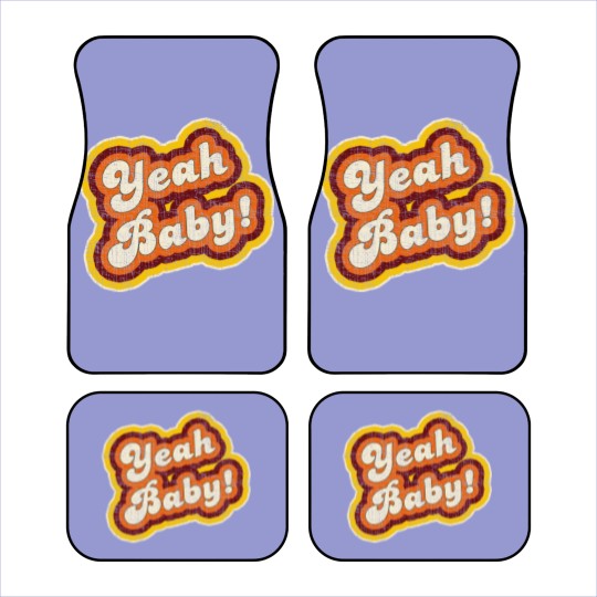 Discover "Yeah Baby!" Vintage 1970s Slang - Yeah Baby - Car Mats