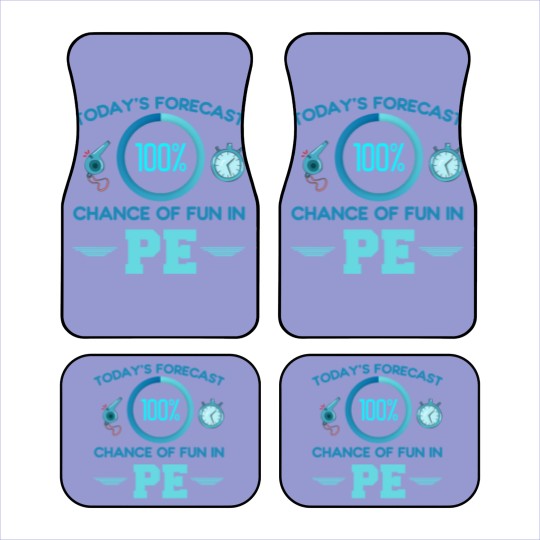 Discover Physical Education Teacher Educator Humor Car Mats
