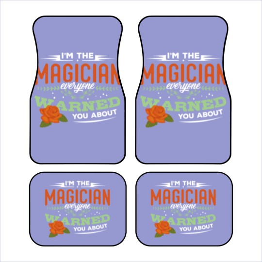 Discover Magicians Magic Magician Wizard Sorcery Trick Gift Car Mats