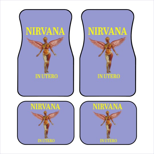 Discover Vintage_Nirvanas_t shirt_music 2021 Car Mats
