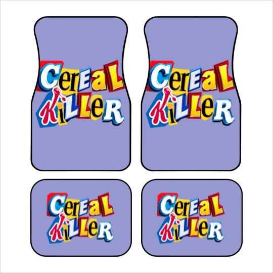 Discover Cereal Killer Graphic for the Cereal Lovers in your family Car Mats - Cereal Killer - Car Mats