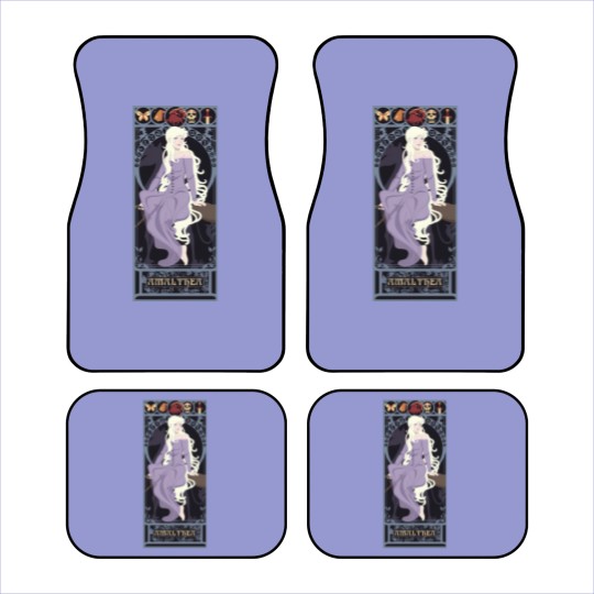 Discover The Last Unicorn - art nouveau - Amalthea - Cult Movies - Car Mats
