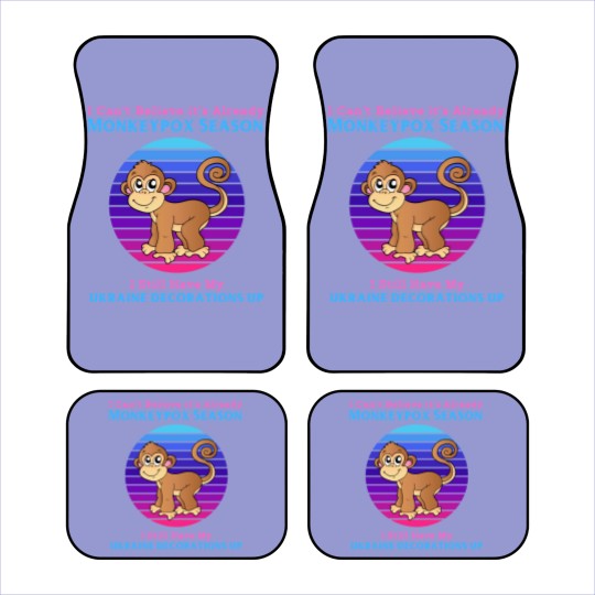 Discover Funny Political Monkeypox Car Mats