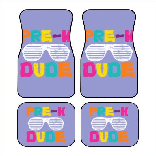 Discover Pre-K Dude Back To School Teacher Student Preschool Car Mats