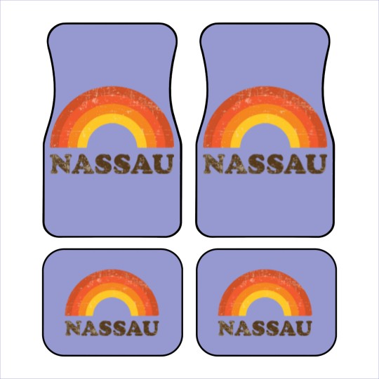 Discover Retro Vintage Nassau Bahamas Vacation Souvenir - Nassau - Car Mats