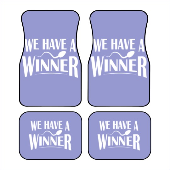 Discover Sperm Car Mats Funny Sperm Gift Pregnancy We Have A Winner Baby