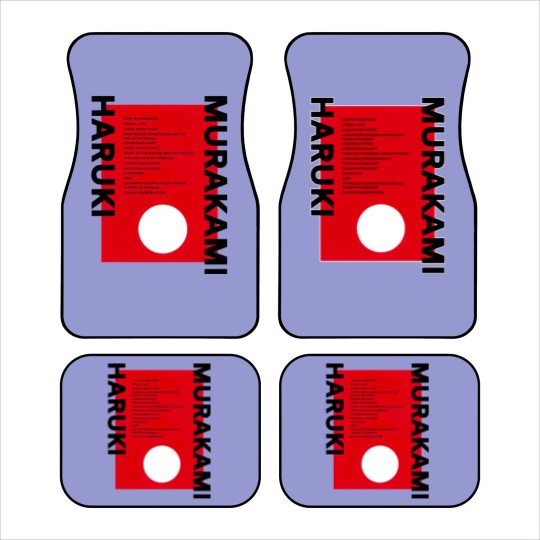 Discover Haruki Murakami Books - Murakami - Car Mats