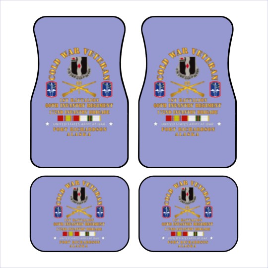 Discover 1st Bn, 60th Inf - 172nd In Bde - Ft Richardson AK Car Mats