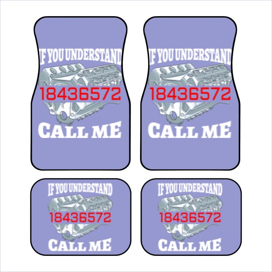 Discover Funny 18436572 Auto Mechanic V8 Muscle Car Firing Order - Funny Mechanic Gift - Car Mats