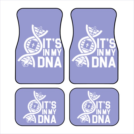 Discover Jesus In My Dna Faith Christianity Catholic Religi Car Mats
