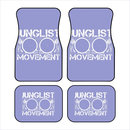 Discover JUNGLIST MOVEMENT DNB DRUM AND BASS RAVE Drummer Car Mats