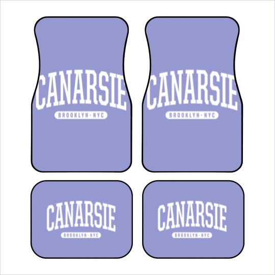 Discover NYC Borough Brooklyn New York Canarsie Car Mats
