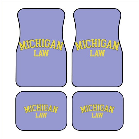 Discover Michigan Law Michigan Bar Graduate Gift Lawyer Col Car Mats
